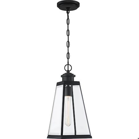 Quoizel Paxton 1-Light Matte Black Mini Pendant PAX1507MBK